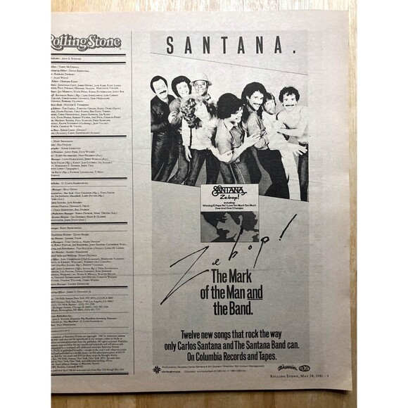 Rolling Stone Magazine No. 344 • Susan Sarandon • May 1981 • Elvis Presley - Picture 4 of 9